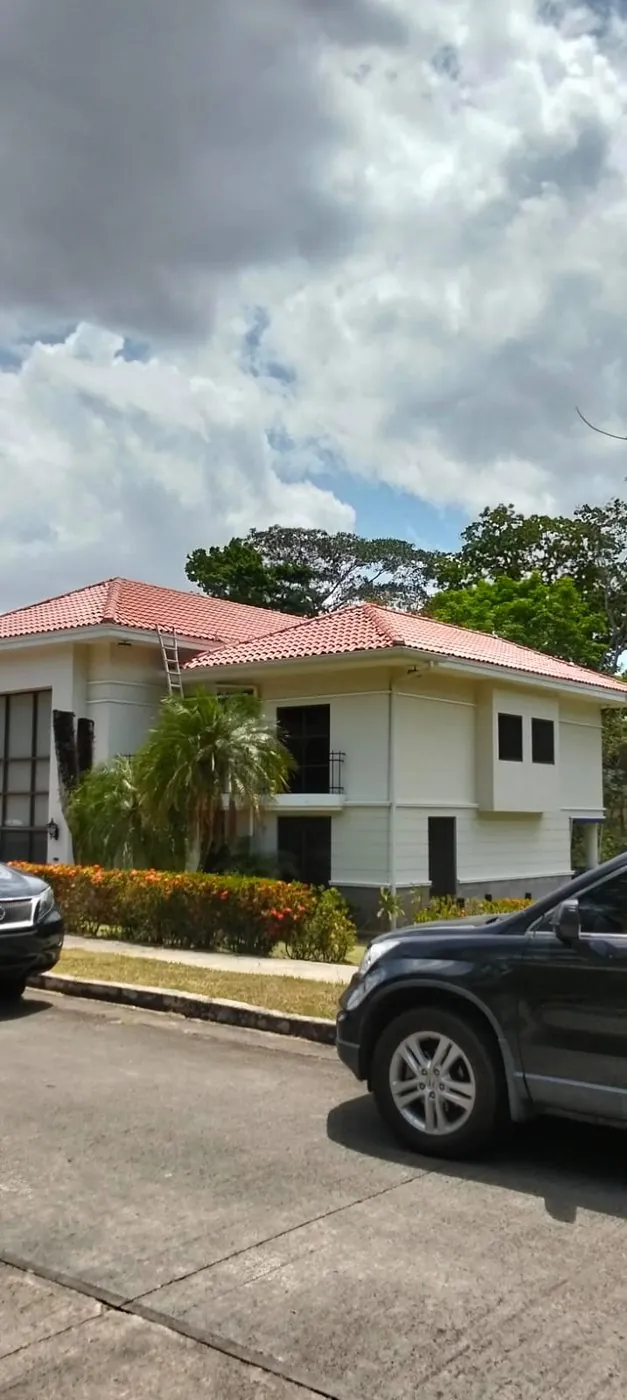 Fachada residencial terminada
